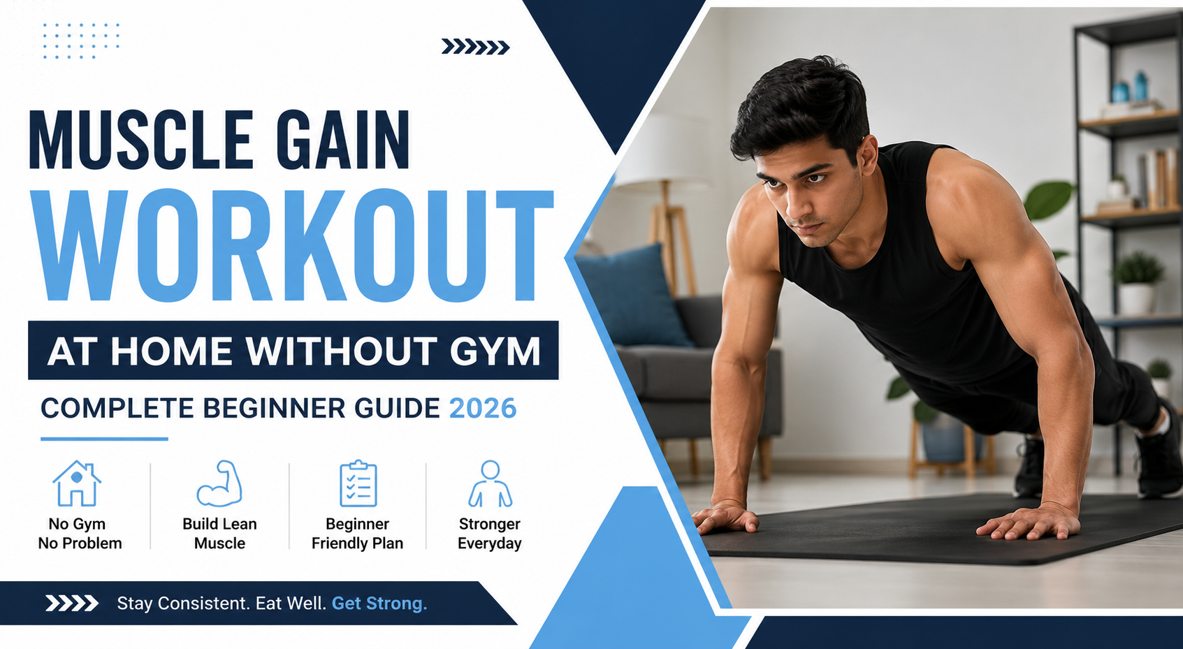muscle gain workout at home without gym