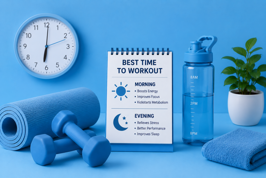 5. Best Time to Workout at Home
