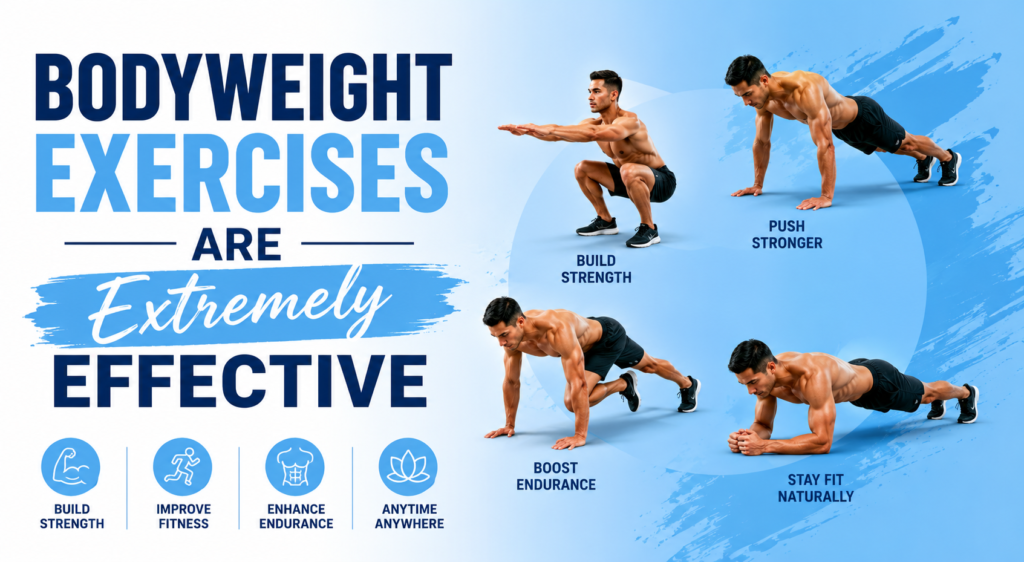 Bodyweight Exercises Are Extremely Effective