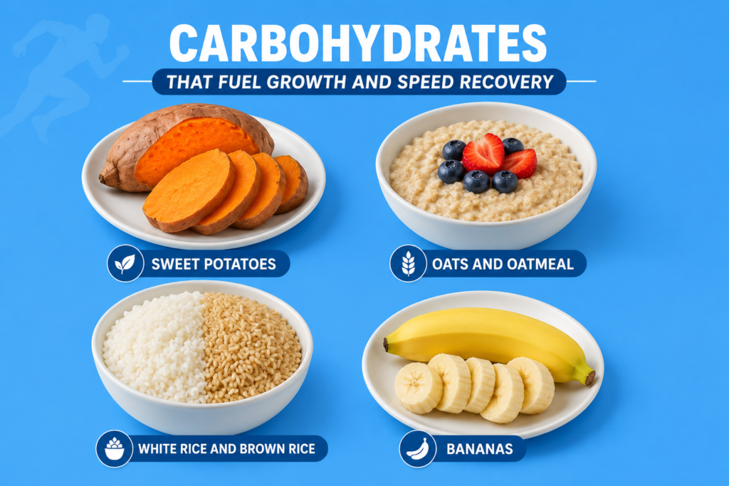 Carbohydrates That Fuel Growth and Speed Recovery