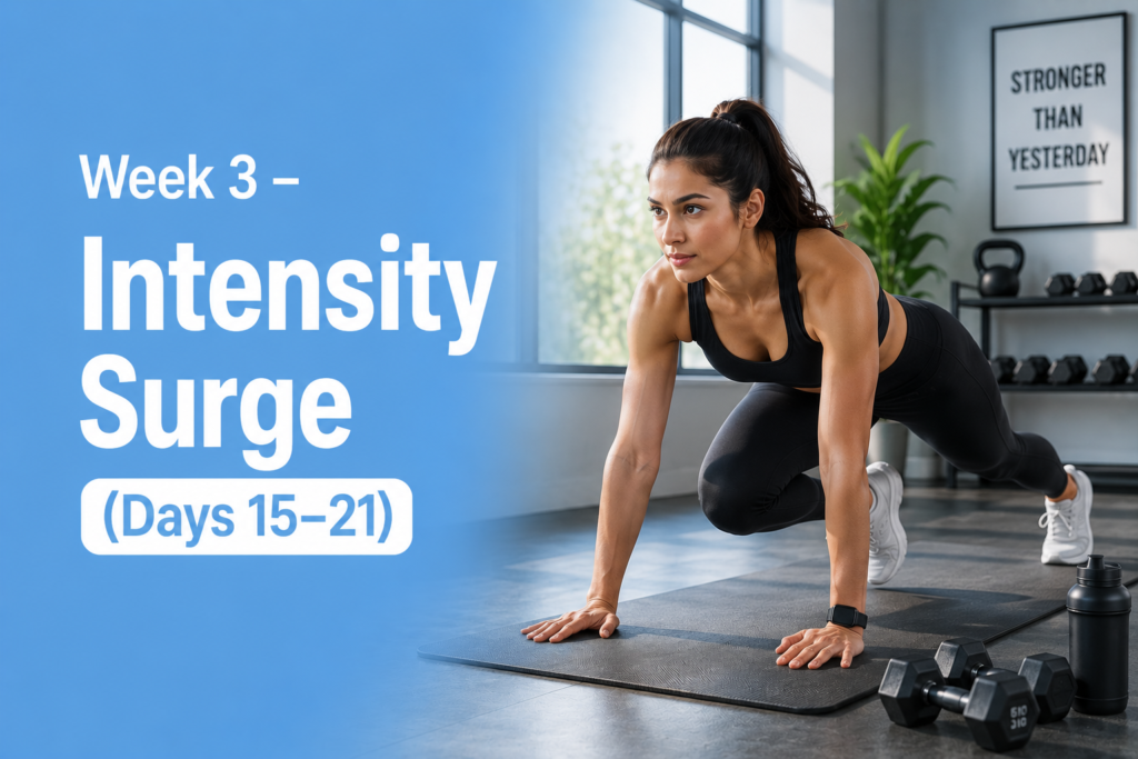 Week 3 – Intensity Surge (Days 15–21)