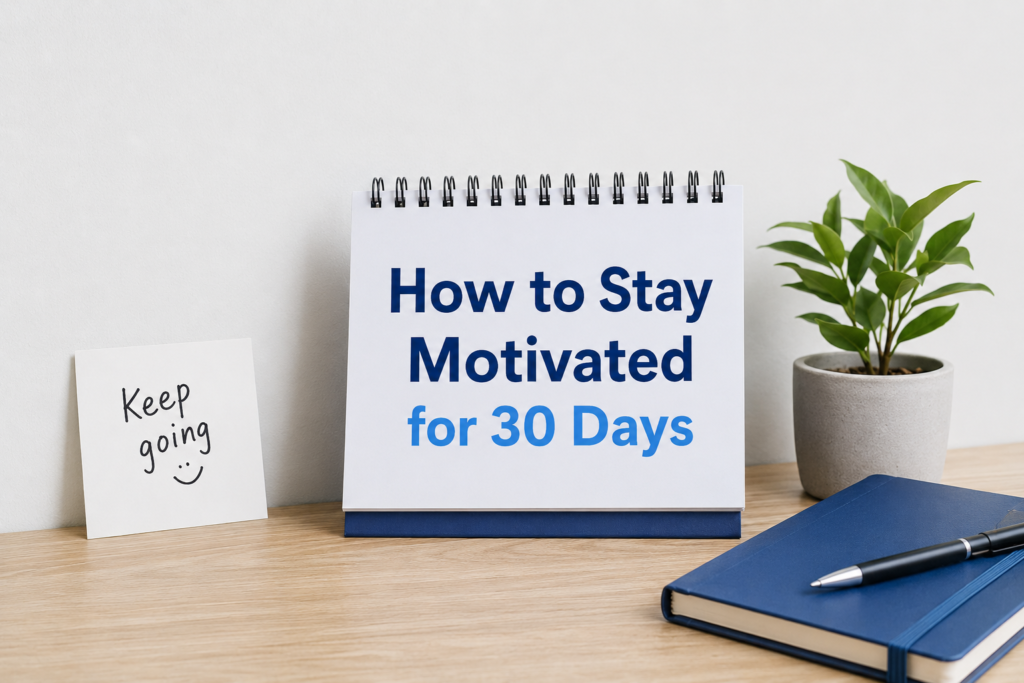How to Stay Motivated for 30 Days