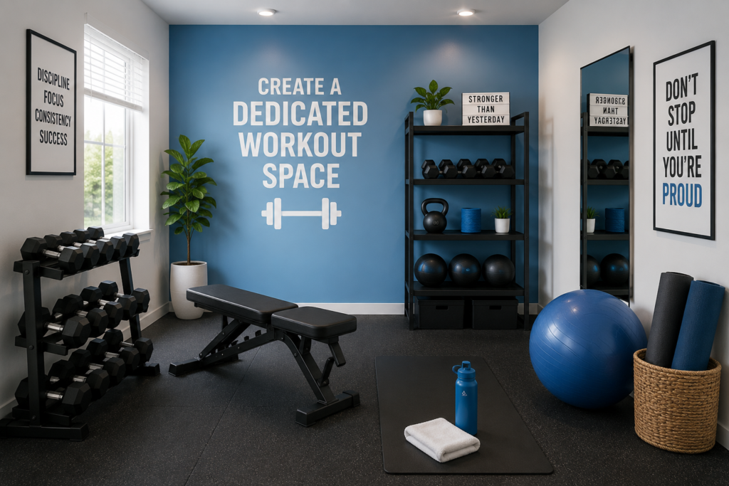 Create a Dedicated Workout Space