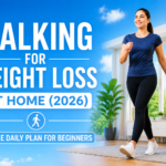 Walking for Weight Loss at Home (2026) – Simple Daily Plan for Beginners