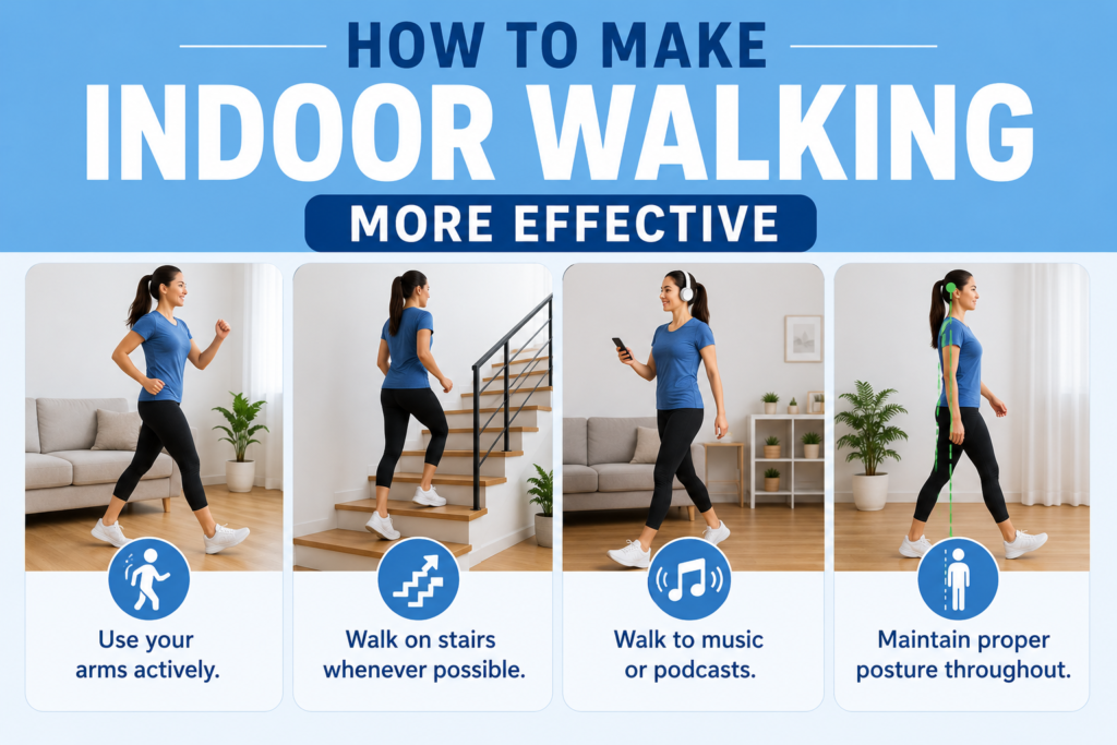 How to Make Indoor Walking More Effective