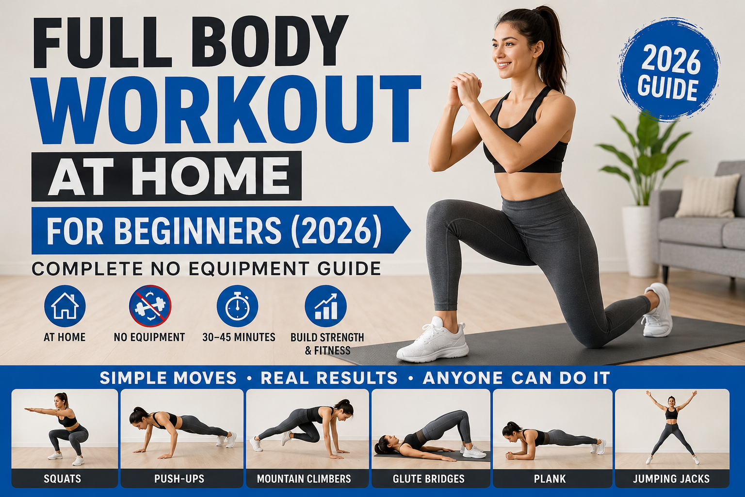 Full Body Workout at Home for Beginners