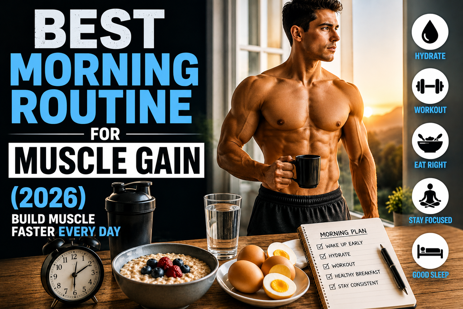 Best Morning Routine for Muscle Gain