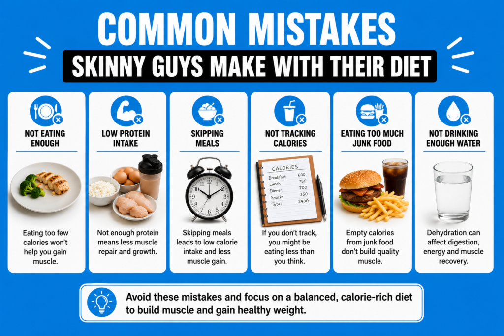 Common Mistakes Skinny Guys Make With Their Diet