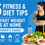 15 Fitness and Diet Tips for Fast Weight Loss at Home (Beginner's Guide)"