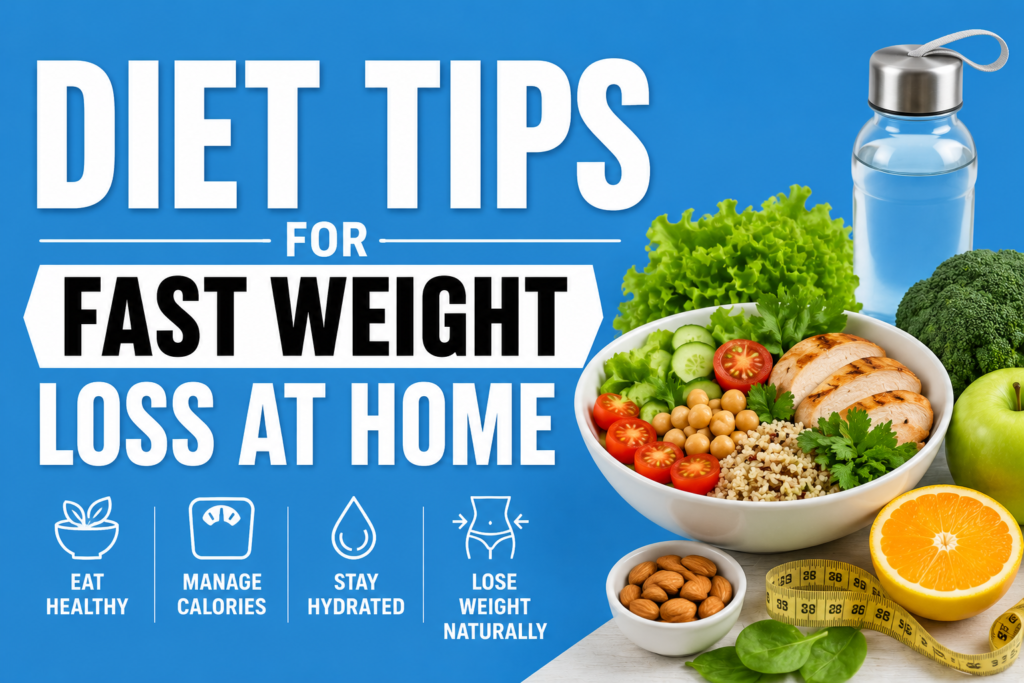 Diet Tips for Fast Weight Loss at Home
