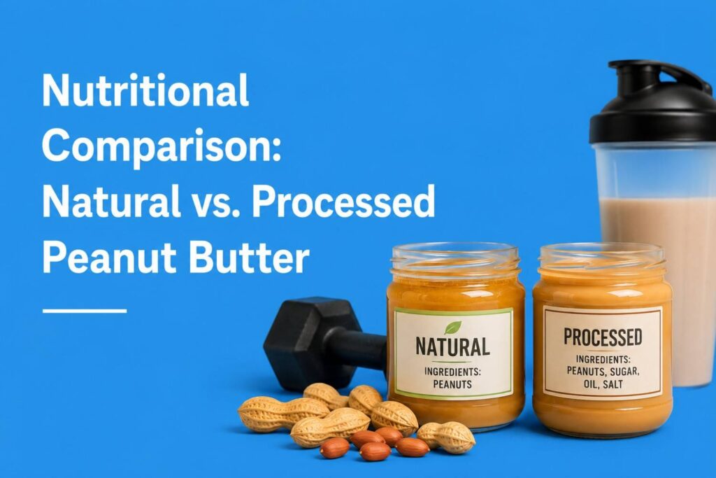 Natural vs. Processed Peanut Butter